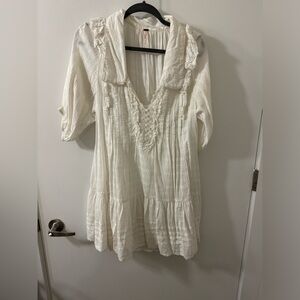 White Mini Free People Dress